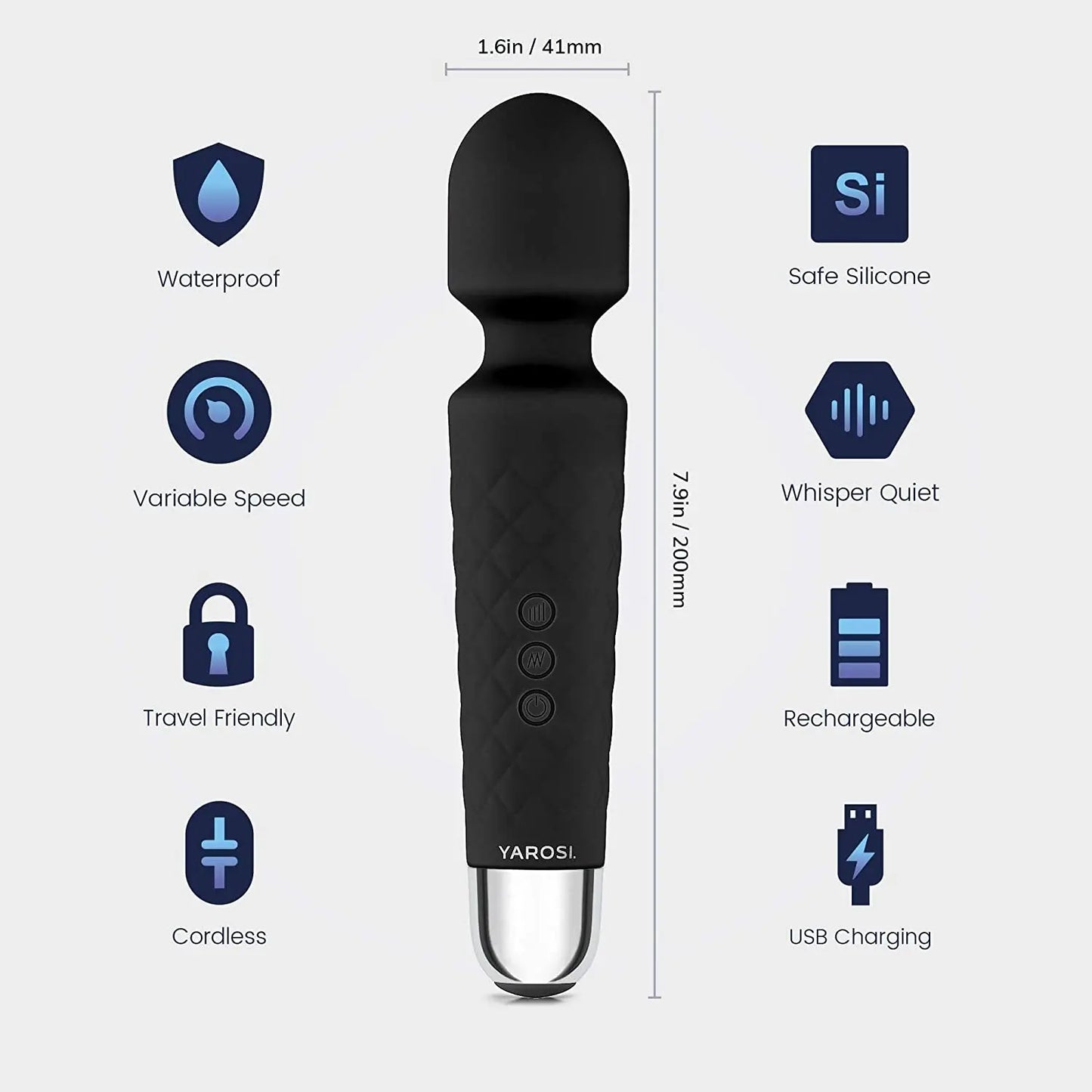 Vibromasseur Classique sans fil TURBO | Stimulateur du Vagin, Point C Point G, Clitoris - Rechargeable par USB | Sextoy au Bénin -- Disponible Chez kikinette