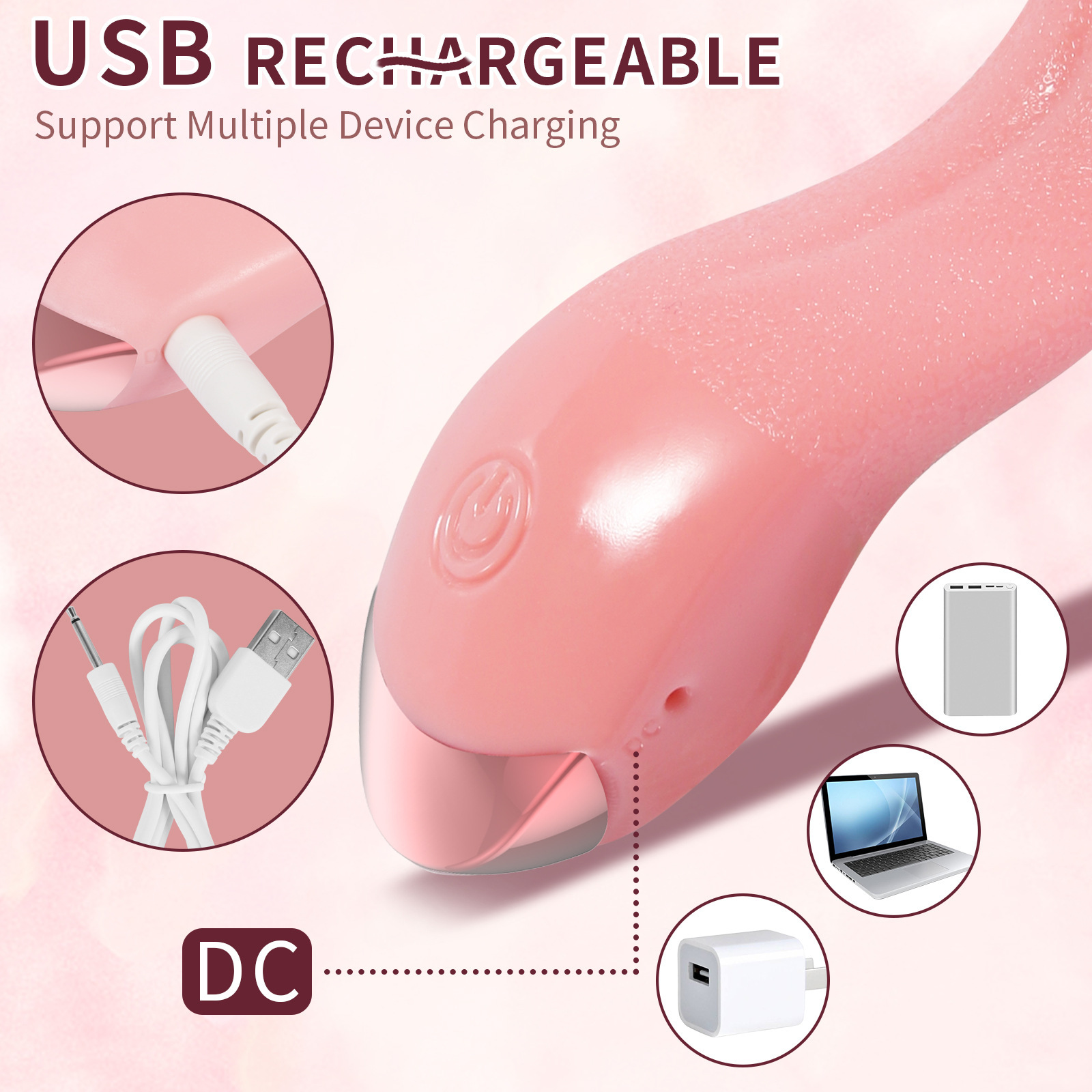 Vibromasseur Langue Lcheuse Josita | Stimulateur du vagin, Point G, C kikinette Vibromasseur Langue Lcheuse Josita | Stimulateur du vagin, Point G, C kikinette