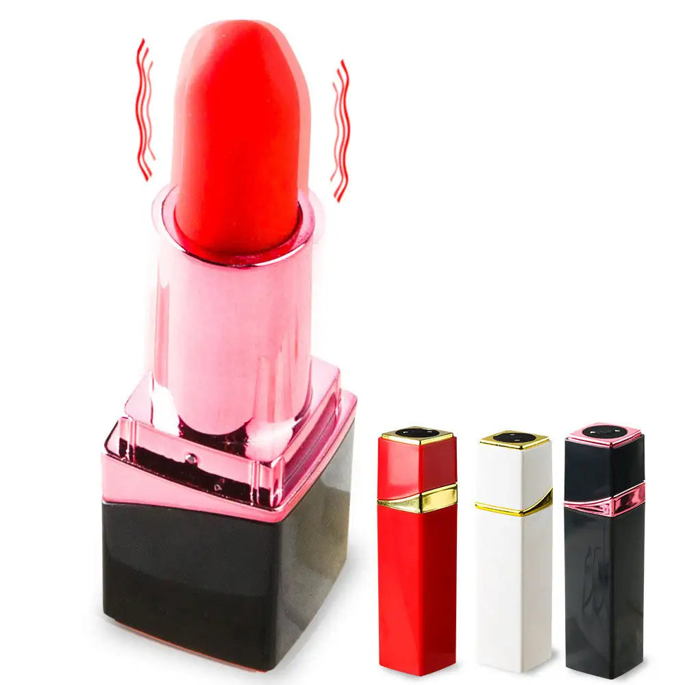 Vibromasseur Rouge à lèvres Leila | Stimulateur du vagin, Clitoris - Rechargeable par USB | Sextoy au Bénin -- Disponible Chez kikinette