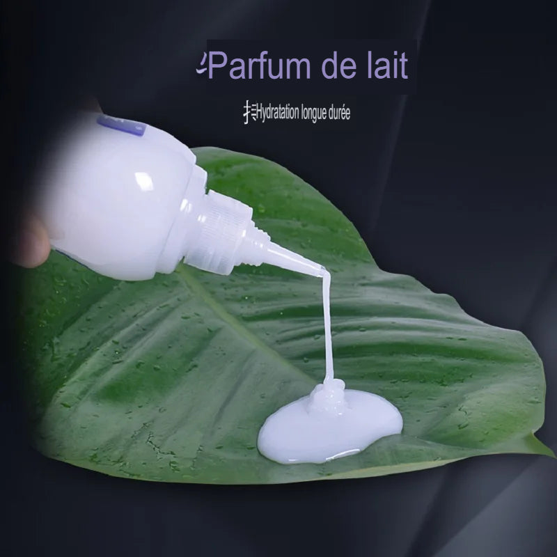 Lubrifiant Yolait Effet Sperme Arôme Lait | A base d'eau - Pour stimuler l'envie chez les femmes | Pour le sexe et les massages- 220 ml | -- Disponible Chez kikinette