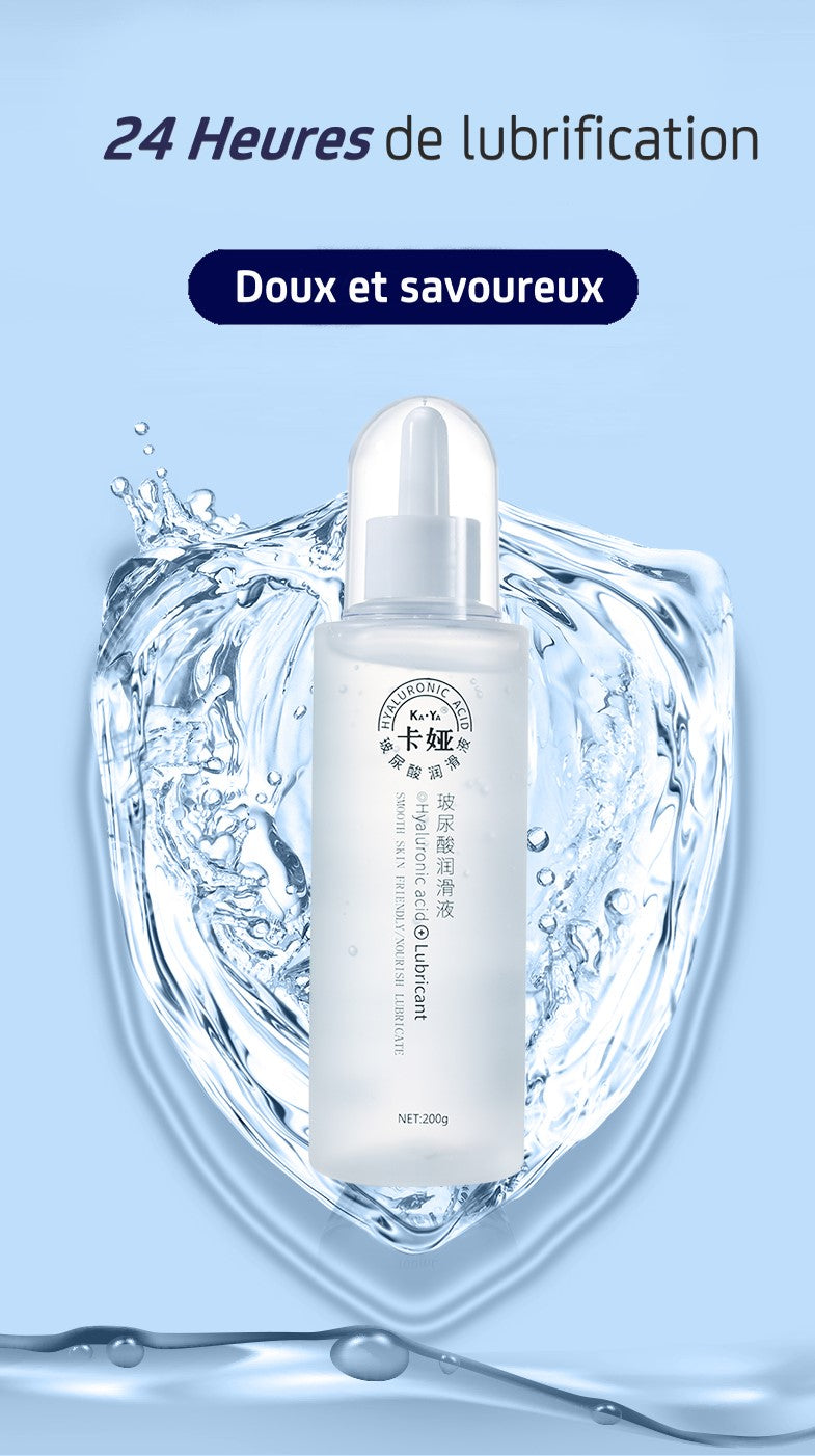 Lubrifiant Premium KaYa à base d'eau enrichi au hyaluronate | Contre la sécheresse vaginale | Pour le sexe et les massages- 200 ml | -- Disponible Chez kikinette