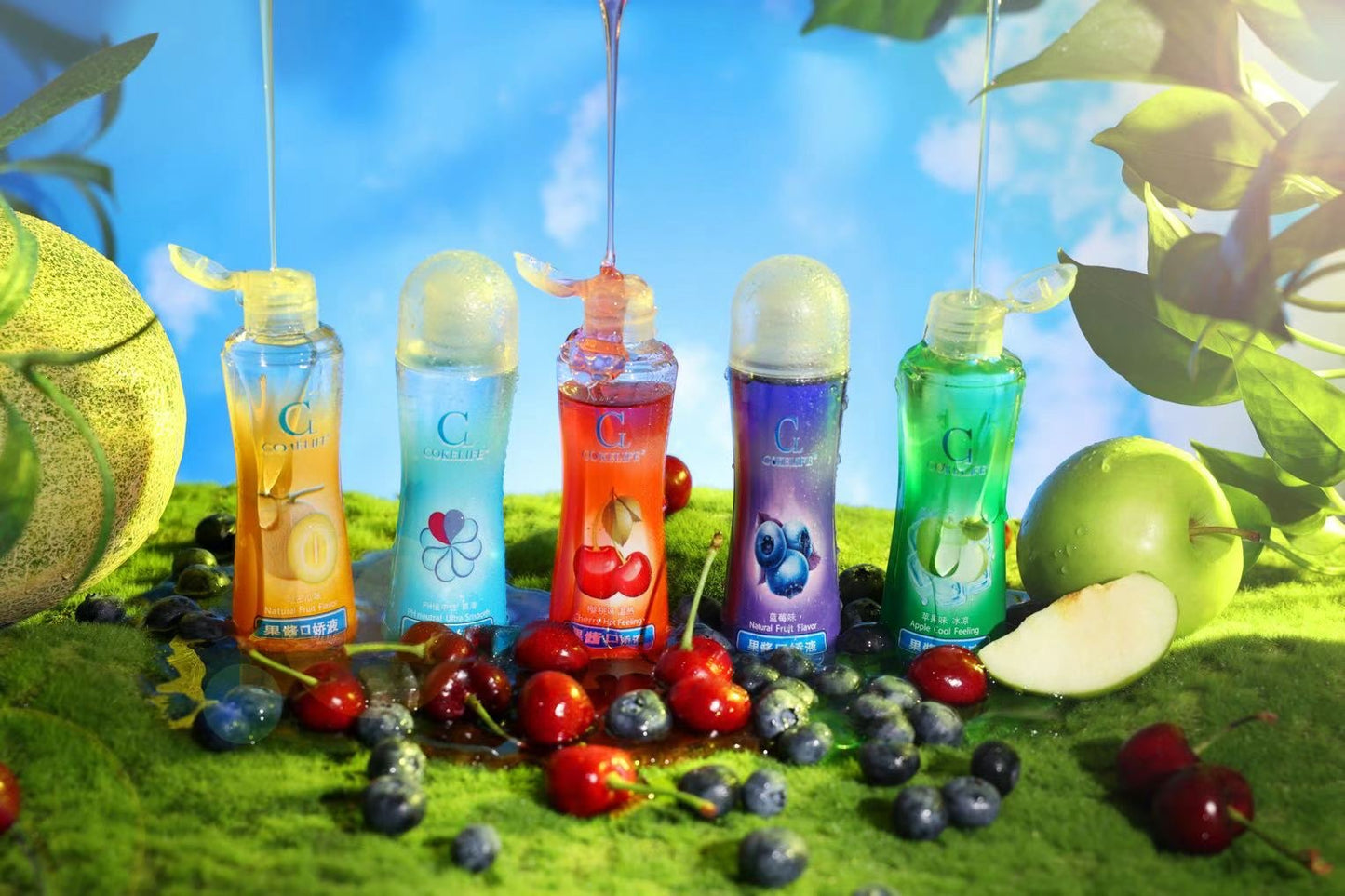 Lubrifiant fruité pour la pipe et la  lèche  - 100ml -- Disponible Chez kikinette