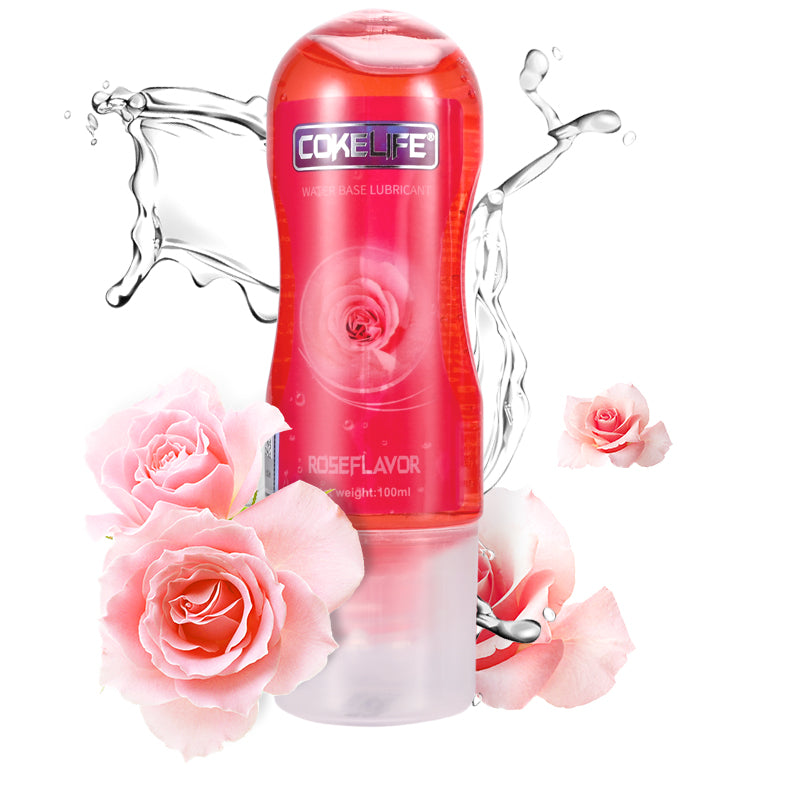 Lubrifiant aux arômes  Rose et Camay pour le sexe et les massages- 100 ml | -- Disponible Chez kikinette